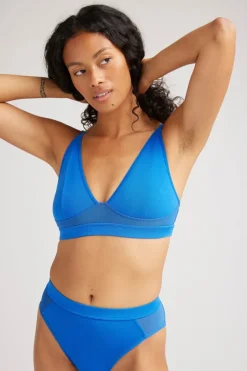 HIGH CUT BRALETTE BLUE COSMO