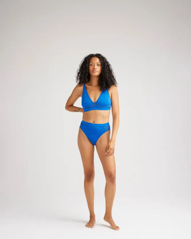 HIGH CUT BRALETTE BLUE COSMO