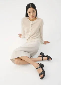 INES DOUBLE BUCKLE SANDAL