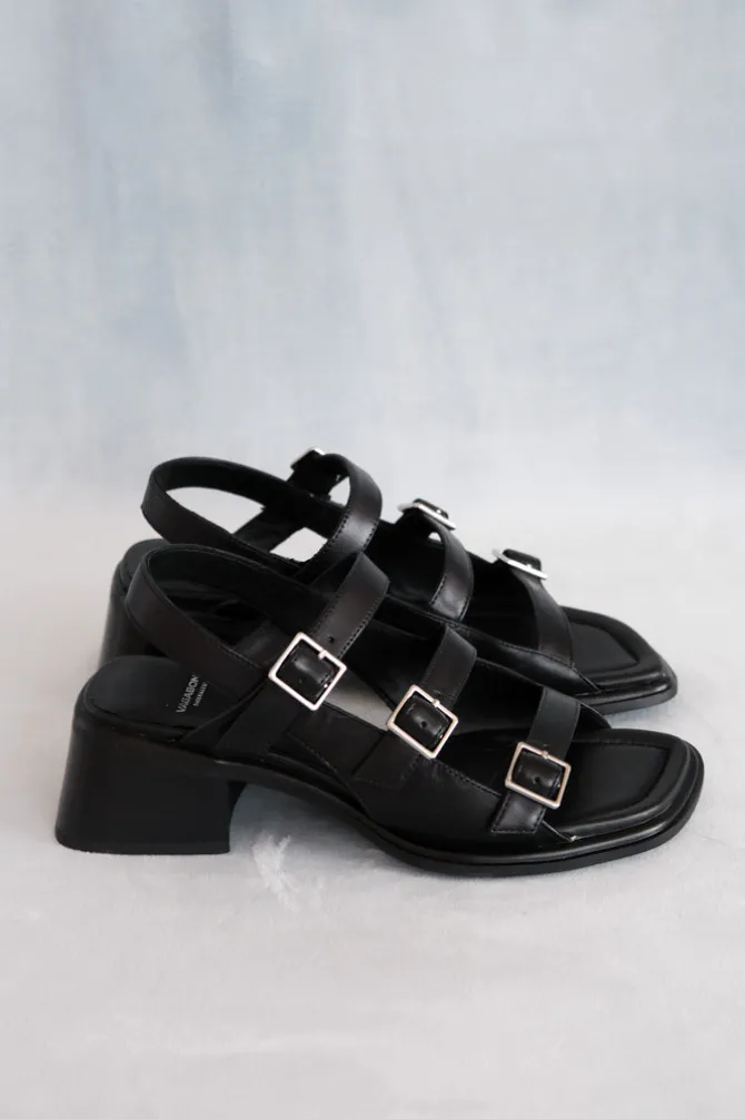 INES TRIPLE BUCKLE SANDAL