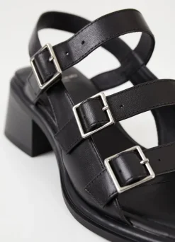 INES TRIPLE BUCKLE SANDAL