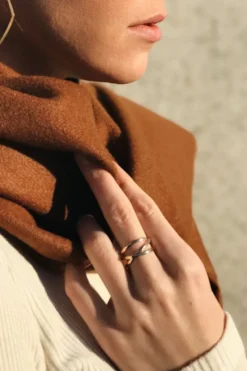 INFINITY SPIRAL RING SILVER