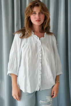 JANE FRILL BLOUSE