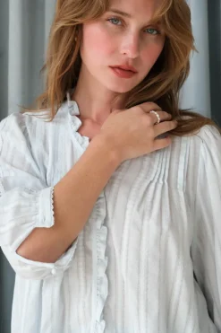 JANE FRILL BLOUSE