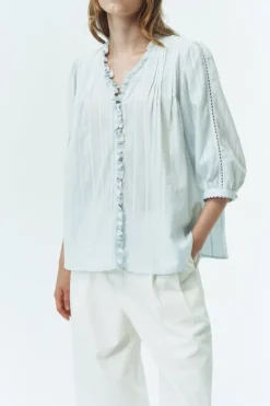 JANE FRILL BLOUSE