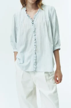 JANE FRILL BLOUSE