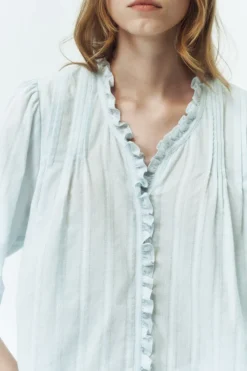 JANE FRILL BLOUSE