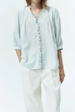 JANE FRILL BLOUSE