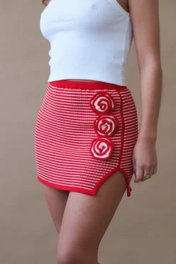 KALEA KNITTED MINI SKIRT