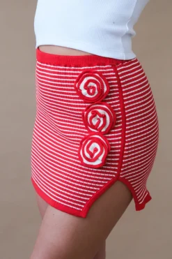 KALEA KNITTED MINI SKIRT