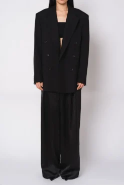 LIGHT WOOL OVERSIZED BLAZER