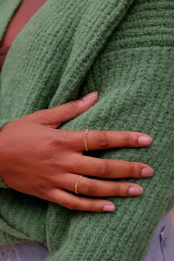 LO GOLD FILLED CHAIN RING