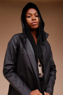 MOSEBACKE RAIN JACKET BLACK
