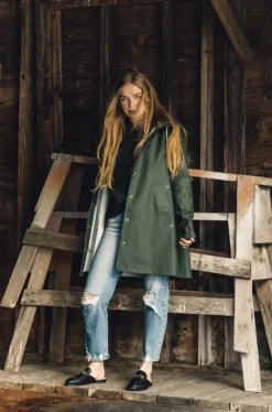 MOSEBACKE RAIN JACKET GREEN