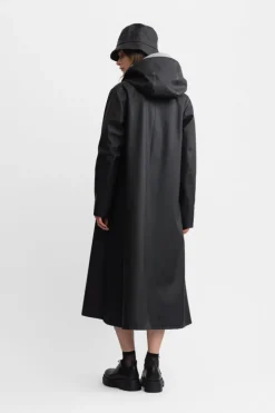MOSEBACKE RAIN JACKET LONG BLACK