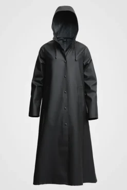 MOSEBACKE RAIN JACKET LONG BLACK