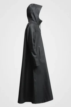 MOSEBACKE RAIN JACKET LONG BLACK