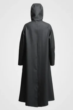 MOSEBACKE RAIN JACKET LONG BLACK