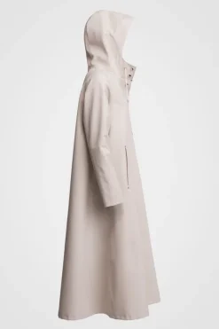 MOSEBACKE RAIN JACKET LONG LIGHT SAND