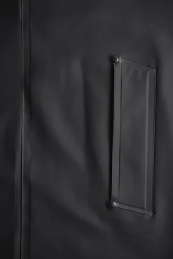 MOSEBACKE RAIN JACKET LONG BLACK