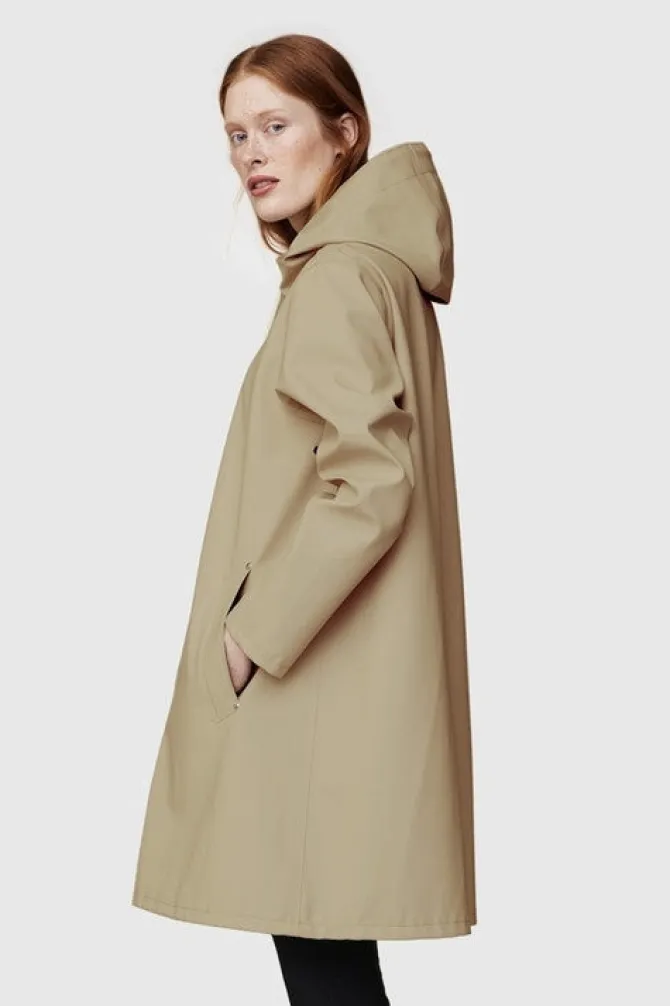 MOSEBACKE RAIN JACKET SAND
