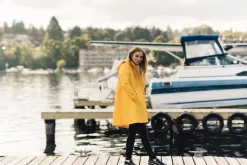MOSEBACKE RAIN JACKET YELLOW