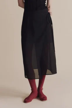 ORGANZA WRAP SKIRT
