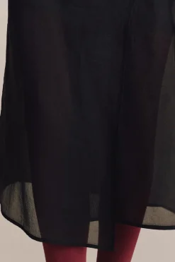 ORGANZA WRAP SKIRT
