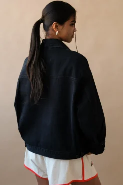 OVERSIZED DENIM CHORE JACKET