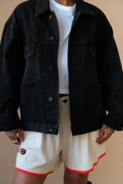 OVERSIZED DENIM CHORE JACKET