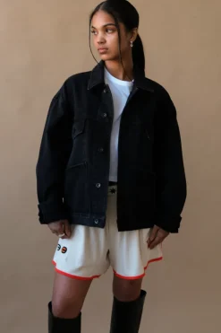 OVERSIZED DENIM CHORE JACKET
