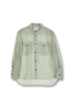 OVERSIZED SHEER SHIRT