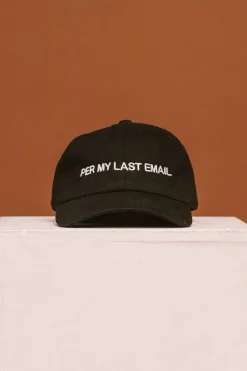 PER MY LAST EMAIL HAT BLACK
