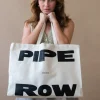 PIPE AND ROW CANVAS TOTE