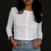 POINTELLE CARDIGAN