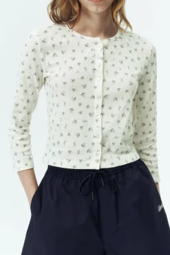 POINTELLE CARDIGAN