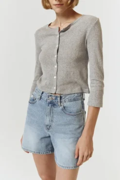 POINTELLE CARDIGAN