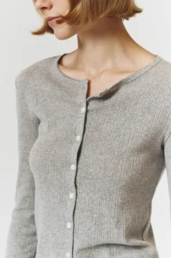 POINTELLE CARDIGAN