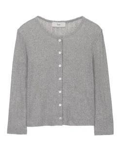 POINTELLE CARDIGAN