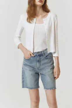 POINTELLE CARDIGAN