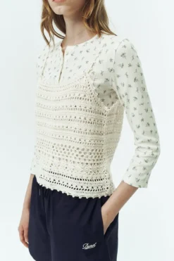 POINTELLE CARDIGAN
