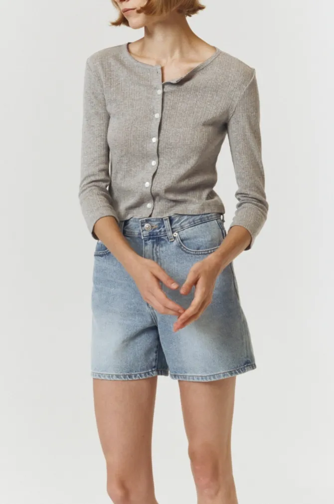 POINTELLE CARDIGAN