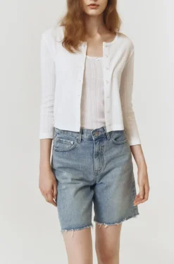 POINTELLE CARDIGAN