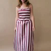 RACHEL RUFFLE MIDI DRESS