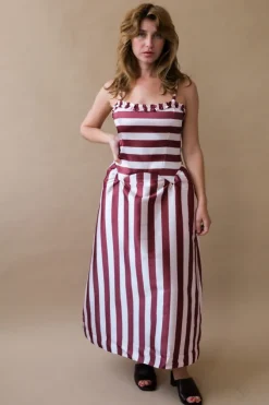 RACHEL RUFFLE MIDI DRESS
