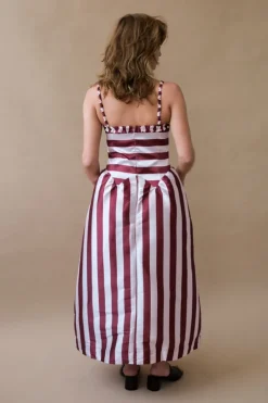 RACHEL RUFFLE MIDI DRESS