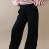 RECYCLED FLEECE WIDE LEG PANT