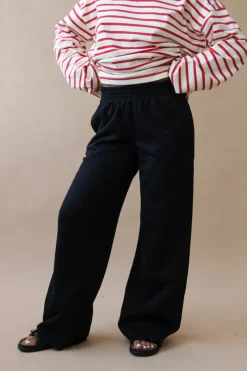 RECYCLED FLEECE WIDE LEG PANT