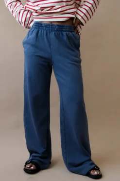 RECYCLED FLEECE WIDE LEG PANT