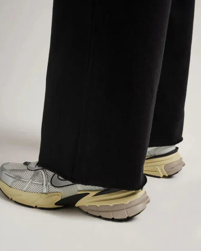 RECYCLED FLEECE WIDE LEG PANT